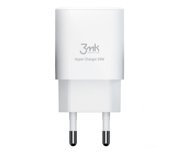 3MK 1xUSB-C 1xUSB 20W biała - 726586 - zdjęcie